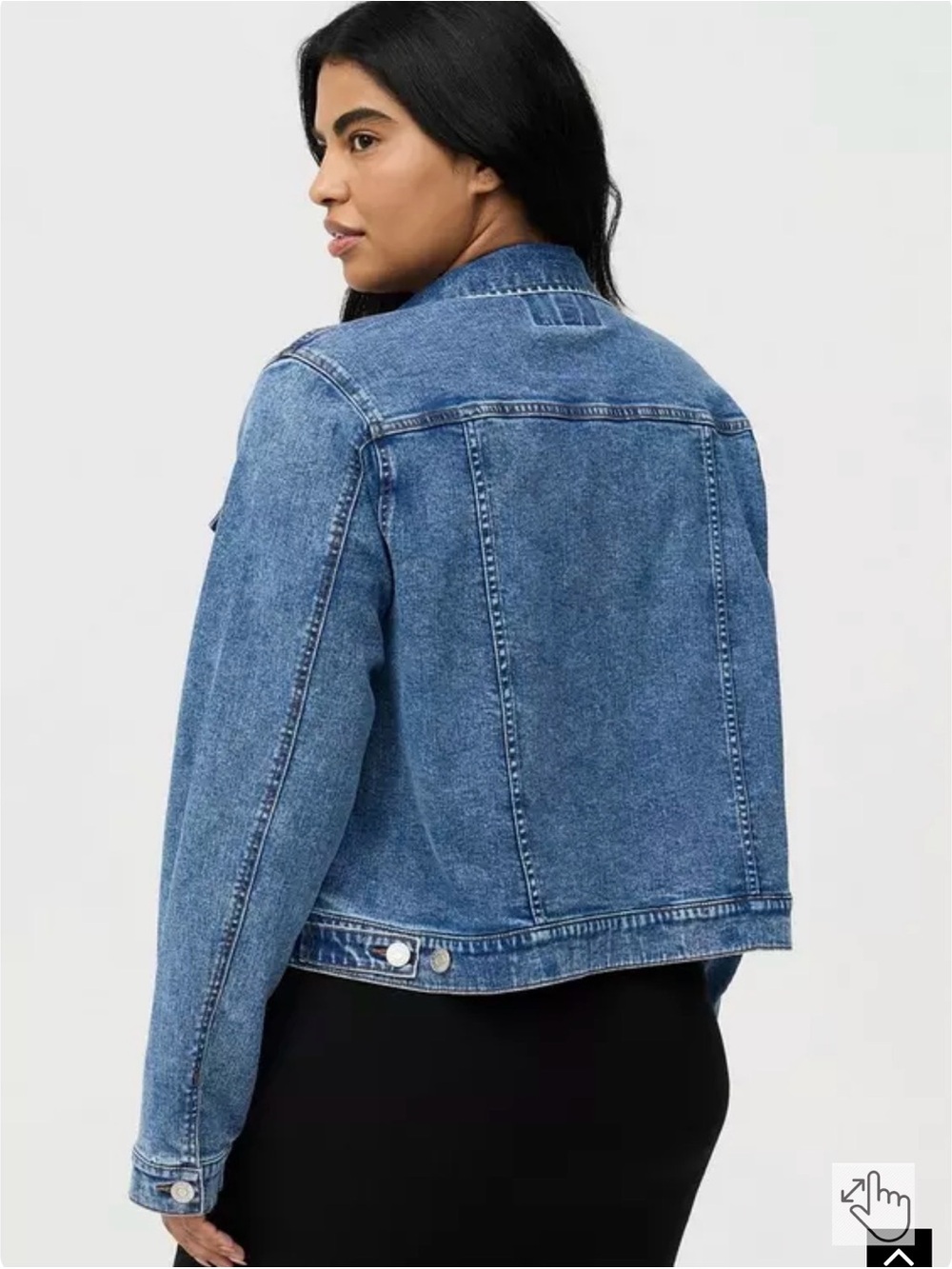 torrid Light Blue Denim Jacket - Picture 8 of 8